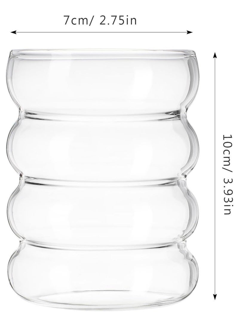 كذا هوم كاسا هوم كوب فقاعات بايركس  شفاف بسيط مقاوم حرارة - Image 3